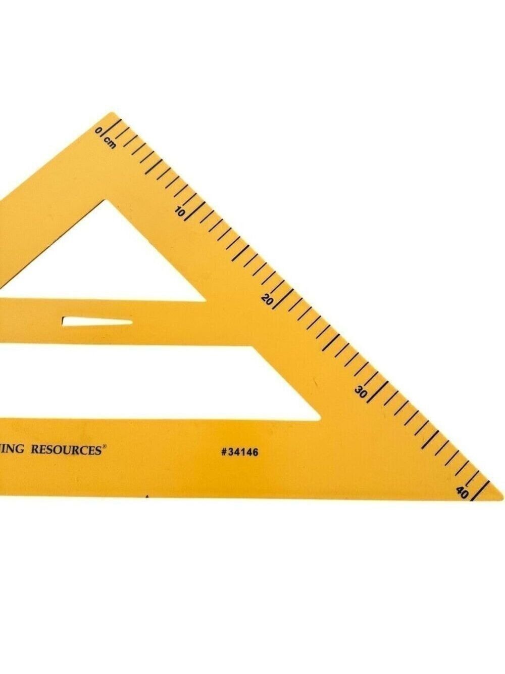 Learning Resources Safe T Protractor Triangle Big Ruler Geometry Tool Homeschool - Picture 6 of 15